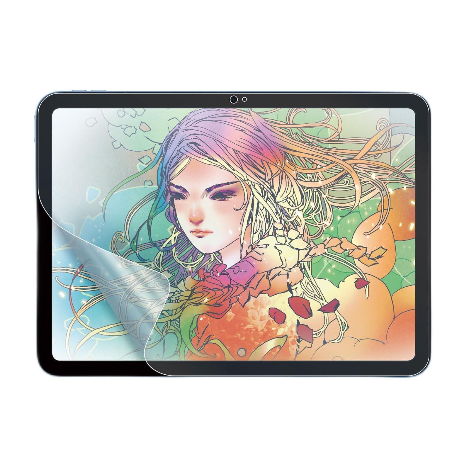 Sanwa Supply Apple 10th Generation iPad 10.9-inch Compatible Paper-Like Texture Anti-Glare Film LCD-IPAD22P