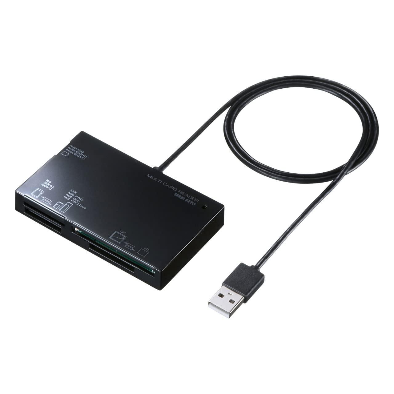 Sanwa Supply USB 2.0 Card Reader ADR-ML19BKN
