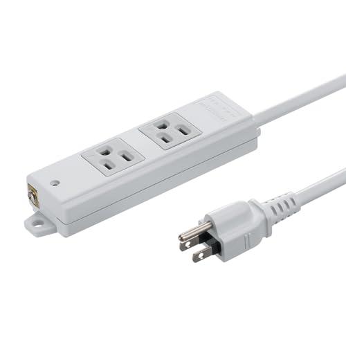 Sanwa Supply Construction Site Tap (3-Pole, 2-Outlets, 1m) TAP-KS2N-1