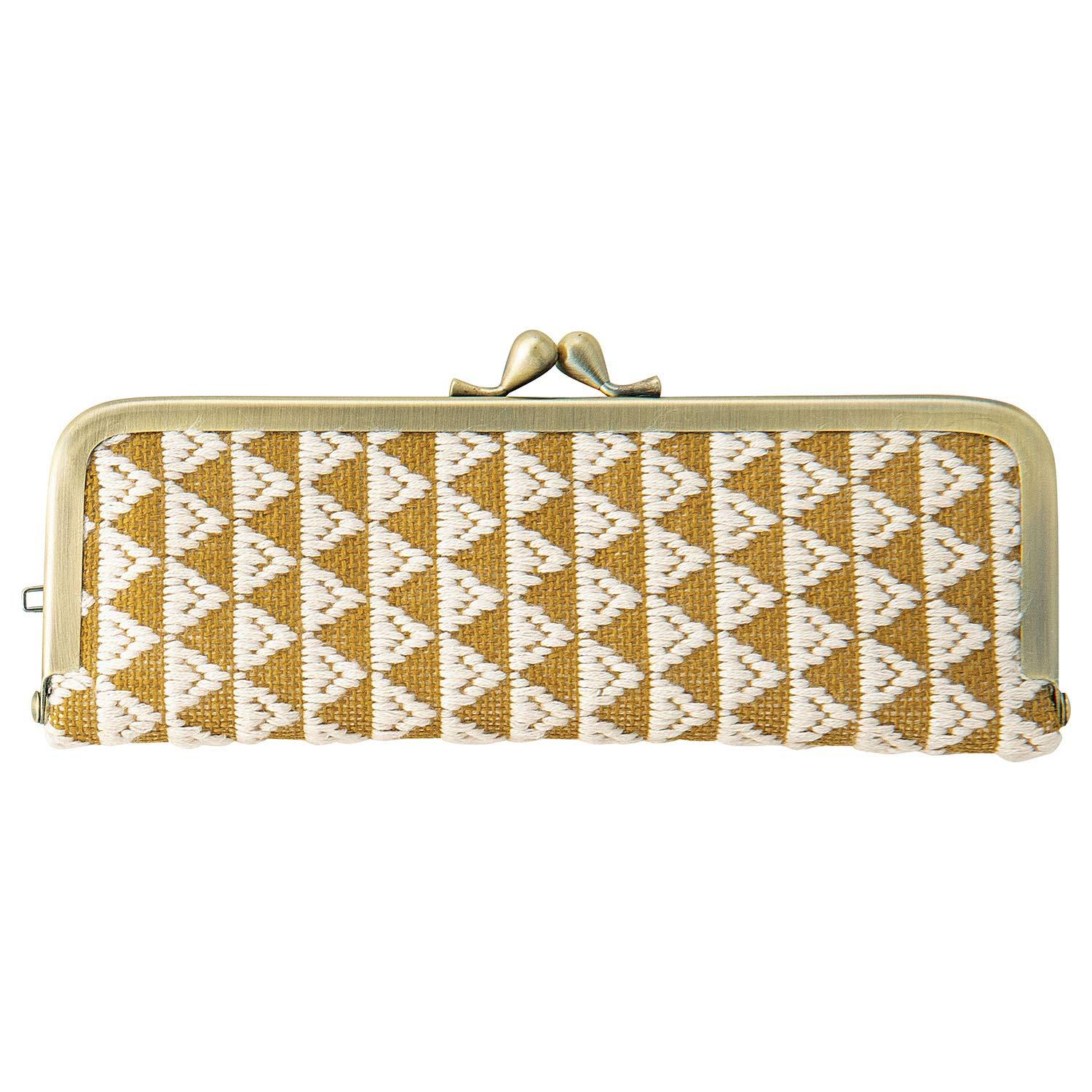 Olimpas Silk Kogin Embroidery Kit Professional-grade finish made easy with this coin purse kit Scales × Pen Case G78