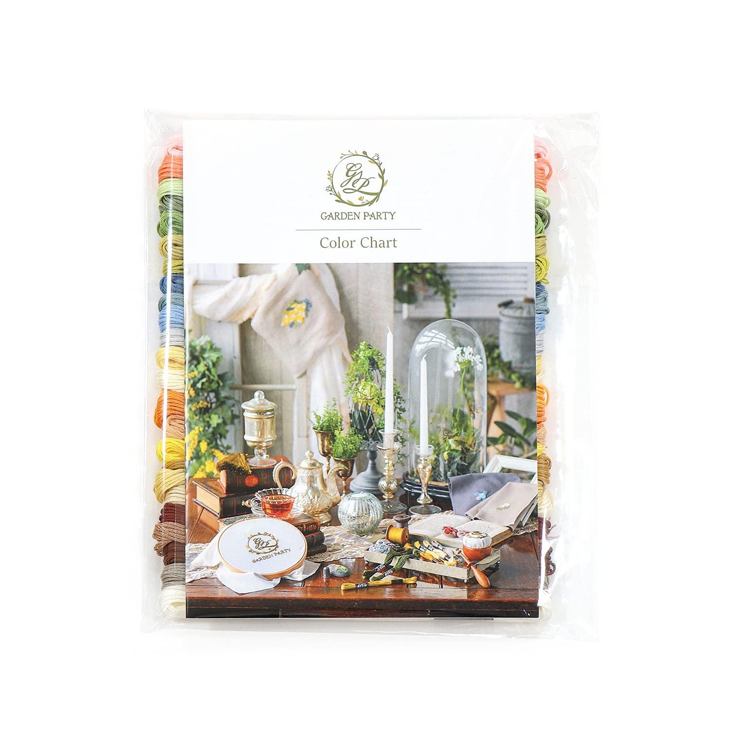 Olimpas Seishi GARDEN PARTY Embroidery Thread Set with Spool GP-25A