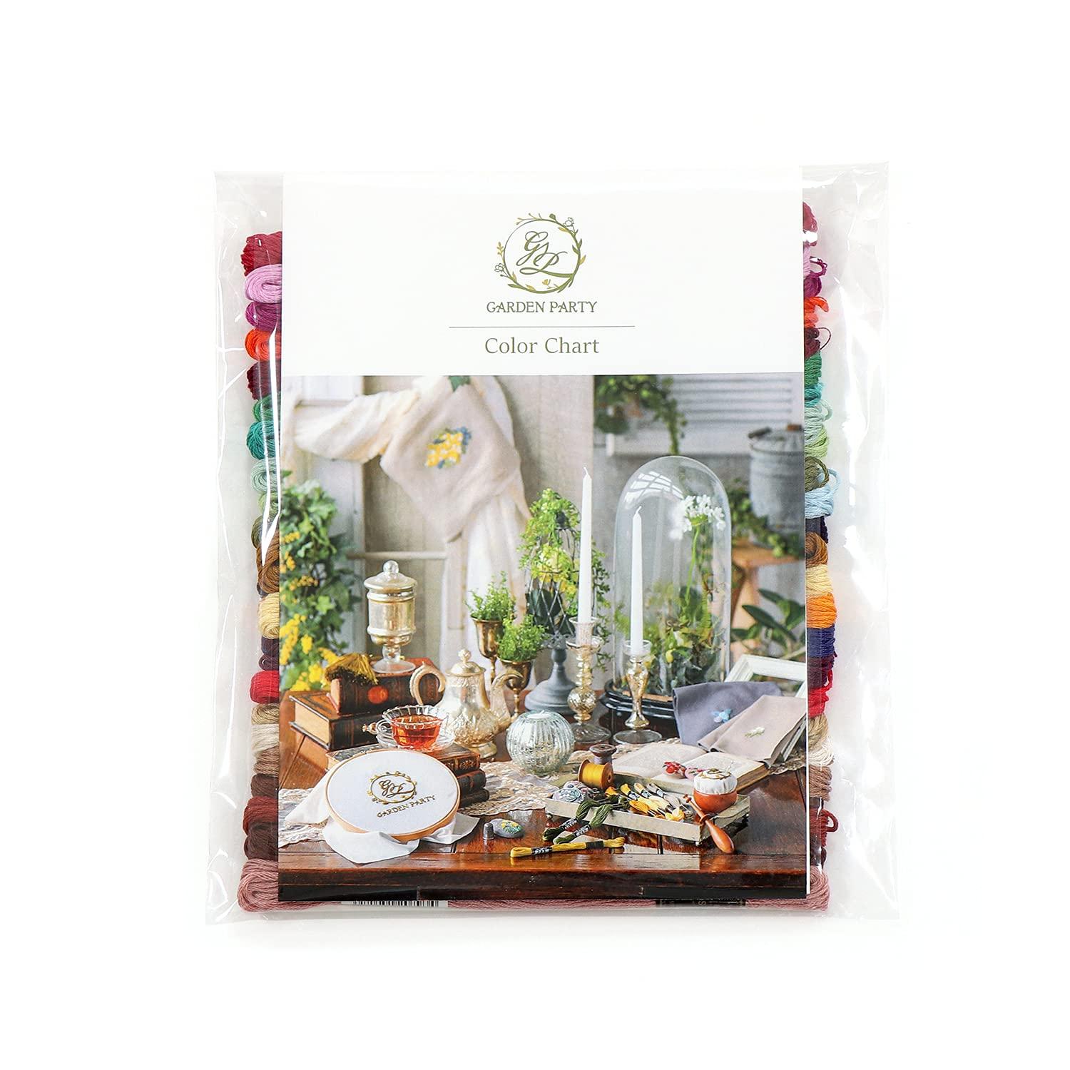 Olimpas Seishi GARDEN PARTY Embroidery Thread Set with Spool GP-25B