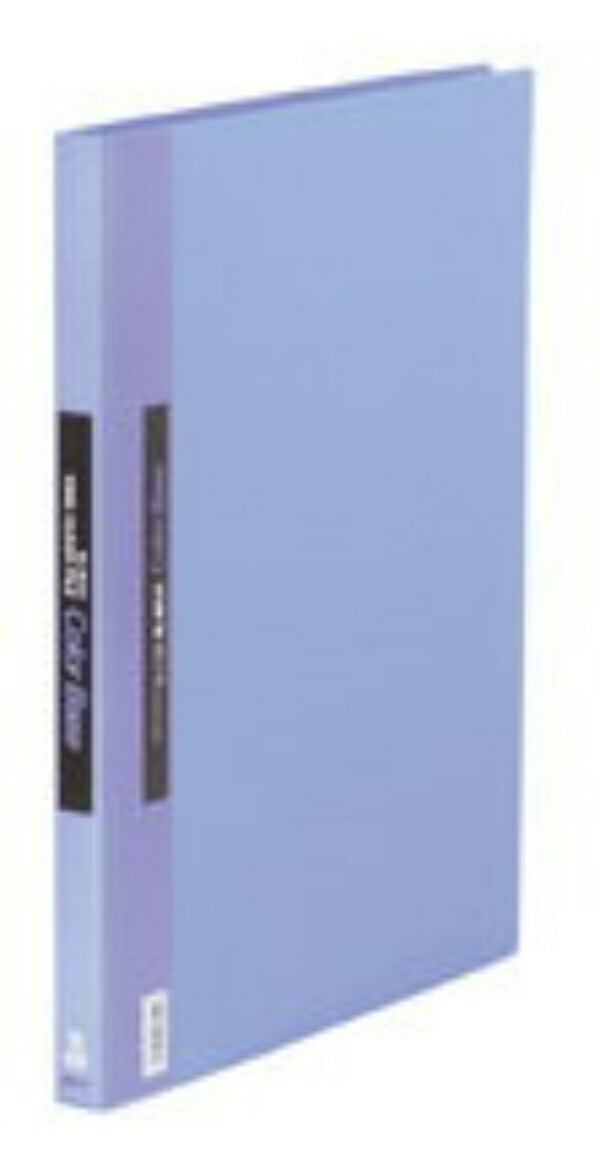 King Jim Clear File Color Base Refillable Type Maximum Capacity 65 Pockets 36-Hole B4 Vertical Blue 149-B