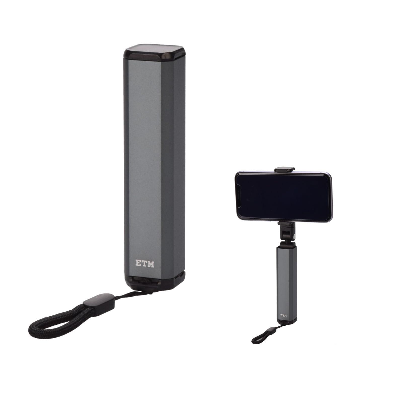 Etsumi Smartphone Holder Travel Smart Holder Stand Desk Clamp Gray VE-2490