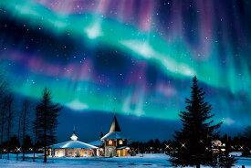 EPOCH 1000-Piece Jigsaw Puzzle: Overseas Scenery - Memorable Glowing Landscapes: Night of the Shimmering Aurora - Finland (50×75cm) 12-513s Includes Glue, Spatula, and Point Voucher EPOCH