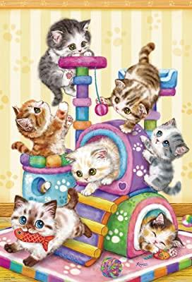 Beverly 1000-Piece Jigsaw Puzzle: Everyone's Cat Tower (49×72 cm) 1000-029