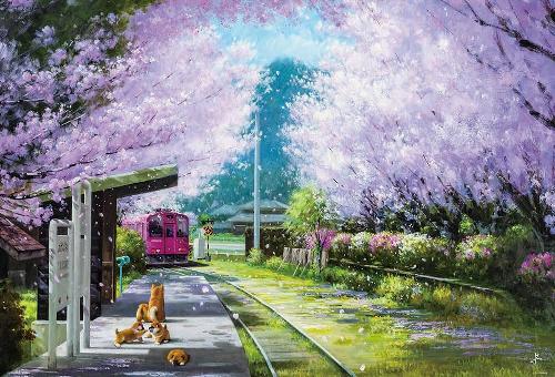 Beverly 1000-Piece Jigsaw Puzzle: Spring Platform (49×72 cm) 1000-052