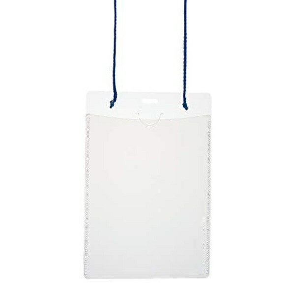 Plus Name Tags Hanging Style Event Use Postcard Size 50 Sheets Blue 84-802