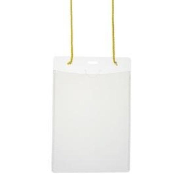 Plus Name Tags Hanging Style Event Use Postcard Size 50 Sheets Yellow 84-804