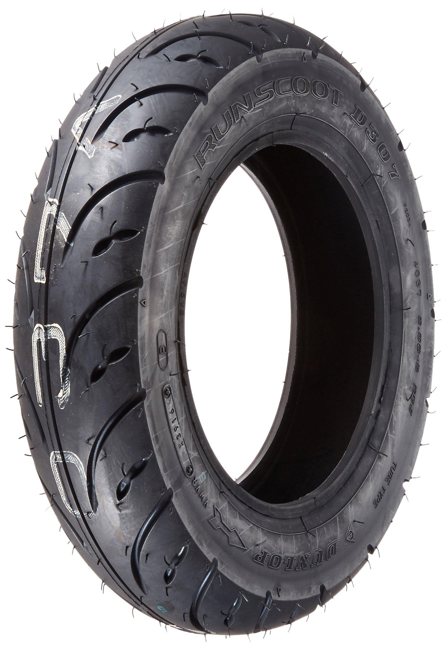 DUNLOP Motorcycle Tire for Scooters RUNSCOOT D307 Front/Rear Universal 3.00-8 26J Tube Type (WT) 305525 For Motorcycles
