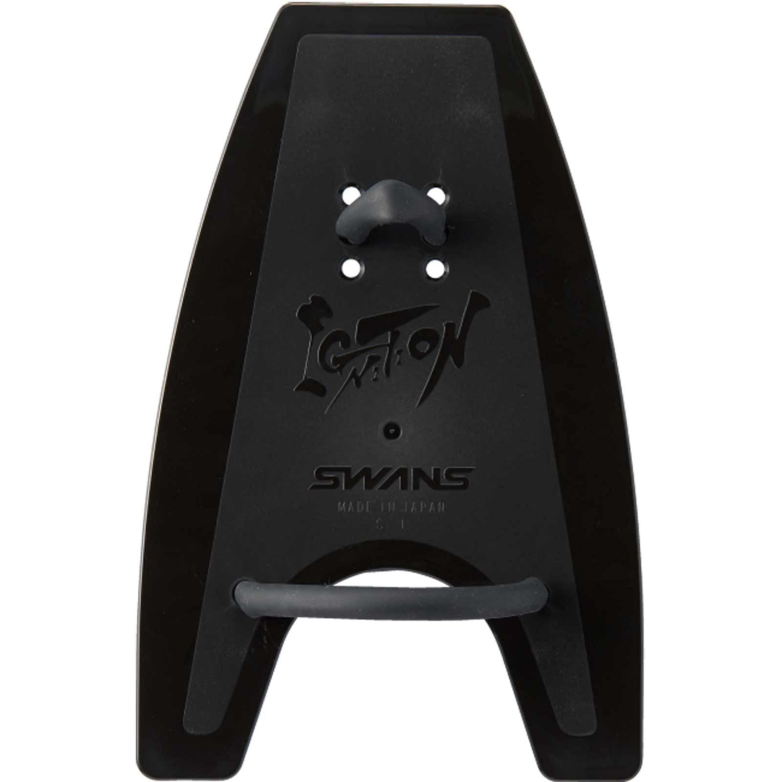 SWANS Japanese-made Swimming Paddle A-Paddle SA-400 Size S BK Black Swimming Training Paddle