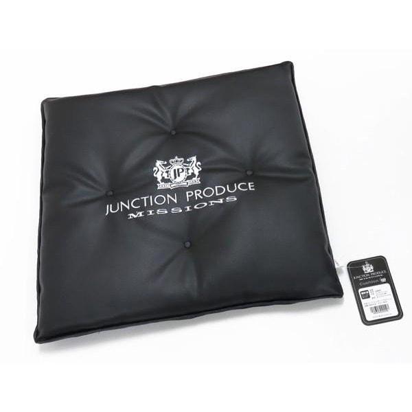 Fujiyama Junction Leather Single Cushion BK/SI 034102 -