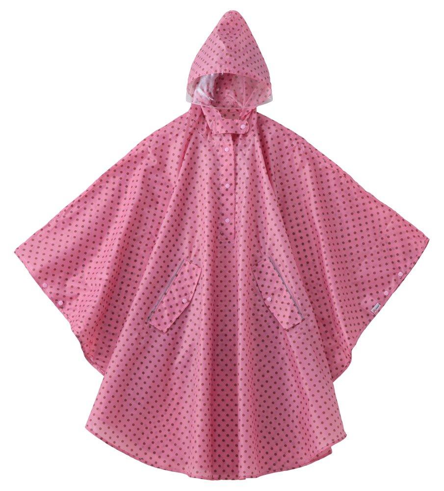 Kawasumi Manufacturing Co., Ltd. Rain Poncho Pink Dot KW-623PD