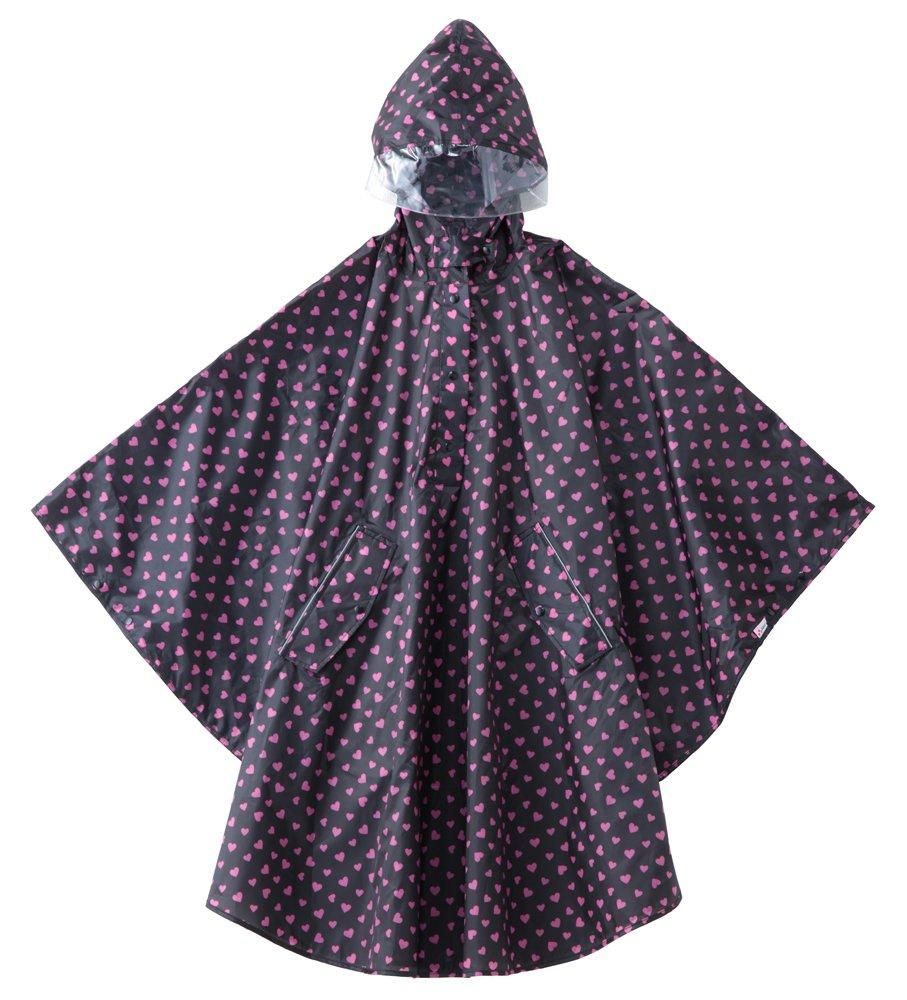Kawasumi Manufacturing Co., Ltd. Rain Poncho Pink Heart KW-624PH