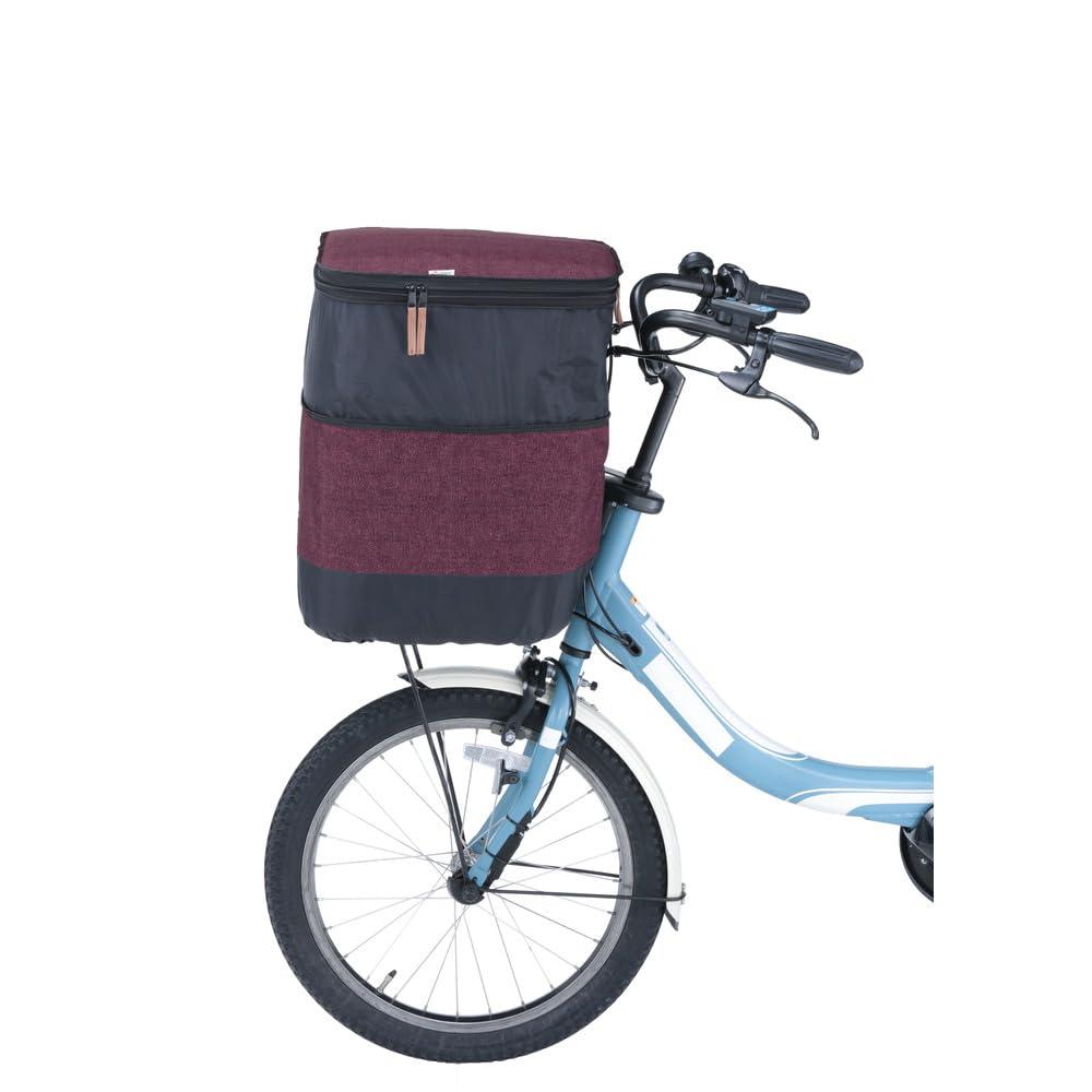 Two-Tier Front Basket Cover Front Basket Cover Wine Red