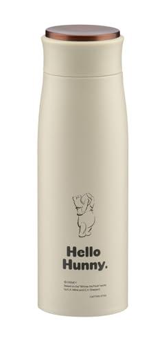 Captain Stag Disney Outdoor Water Bottle Direct-Drink Vacuum Insulated Thermal Bottle MP Personal Bottle 450ml Winnie the Pooh/Honey MA-2345