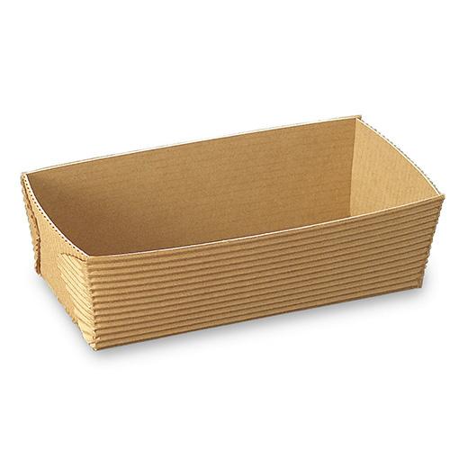 Tenma Paper Products Baking Tray Plain Brown CT-602 E-Flute Unbleached Kraft/Oil-Resistant Unbleached Kraft Japan (50 sheets) WBC4401