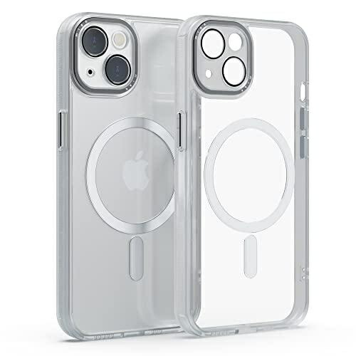 miak iPhone 14系列手机壳。强力磁吸兼容MagSafe、镜头全面覆盖保护壳（14、半透明款）