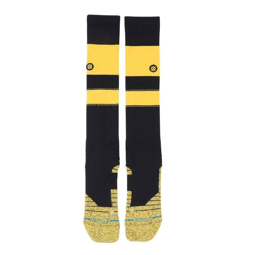 [Stance] Baseball Socks STRIPES OTC 2023 Men's 01138 (BLACK/YELLOW) L