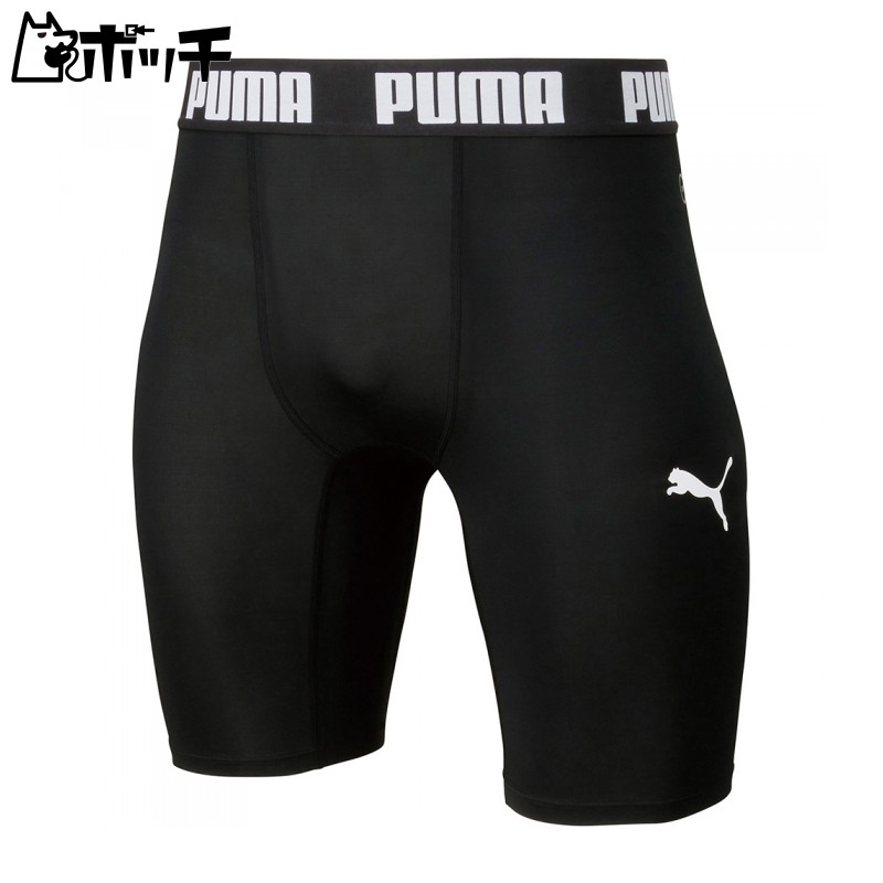 [PUMA] Compression Short Tights Soccer Wear Men's 2024 Fall/Winter Color PUMA Black (03) XL