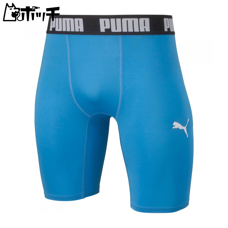 [PUMA] Compression Short Tights 656333 Men's 656333, 920959 Fall/Winter 2024 Color: Azure Blue (12) XL