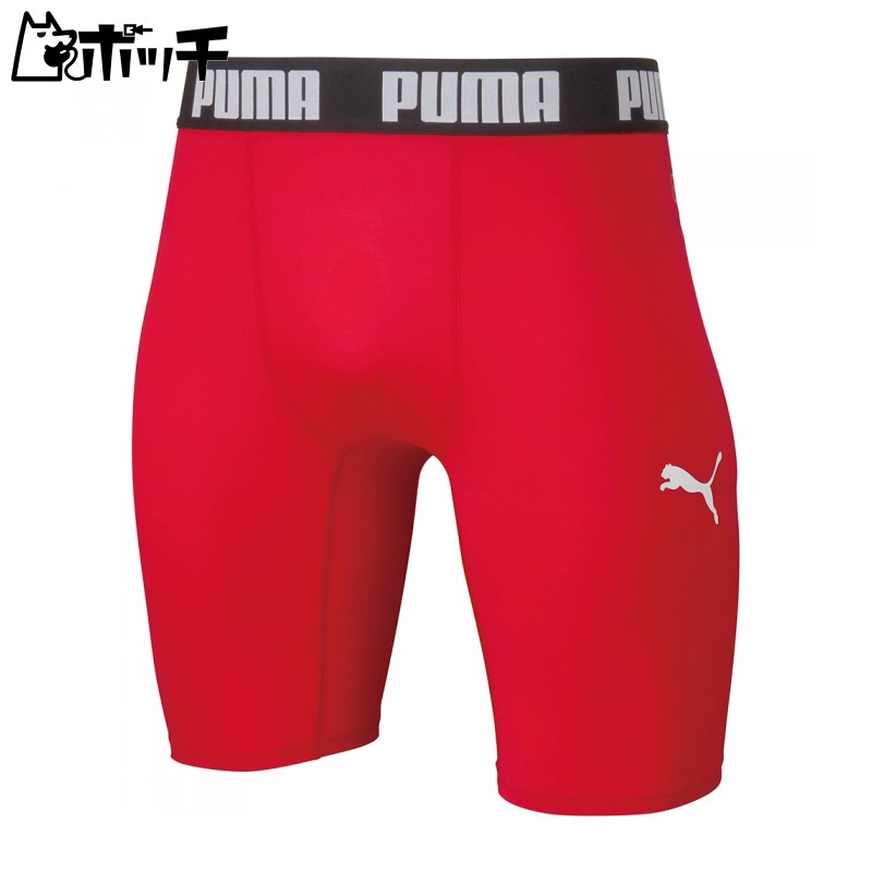 [PUMA] Compression Short Tights 656333 Men's 656333, 920959 Spring/Summer 2024 Colorway PUMA RED/PUMA WHITE (01) 4XL