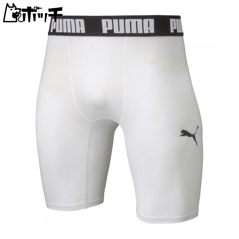 [PUMA] Compression Short Tights 656333 Men's 656333, 920959 Spring/Summer 2024 Colorway PUMA White/PUMA Black (04) 2XL