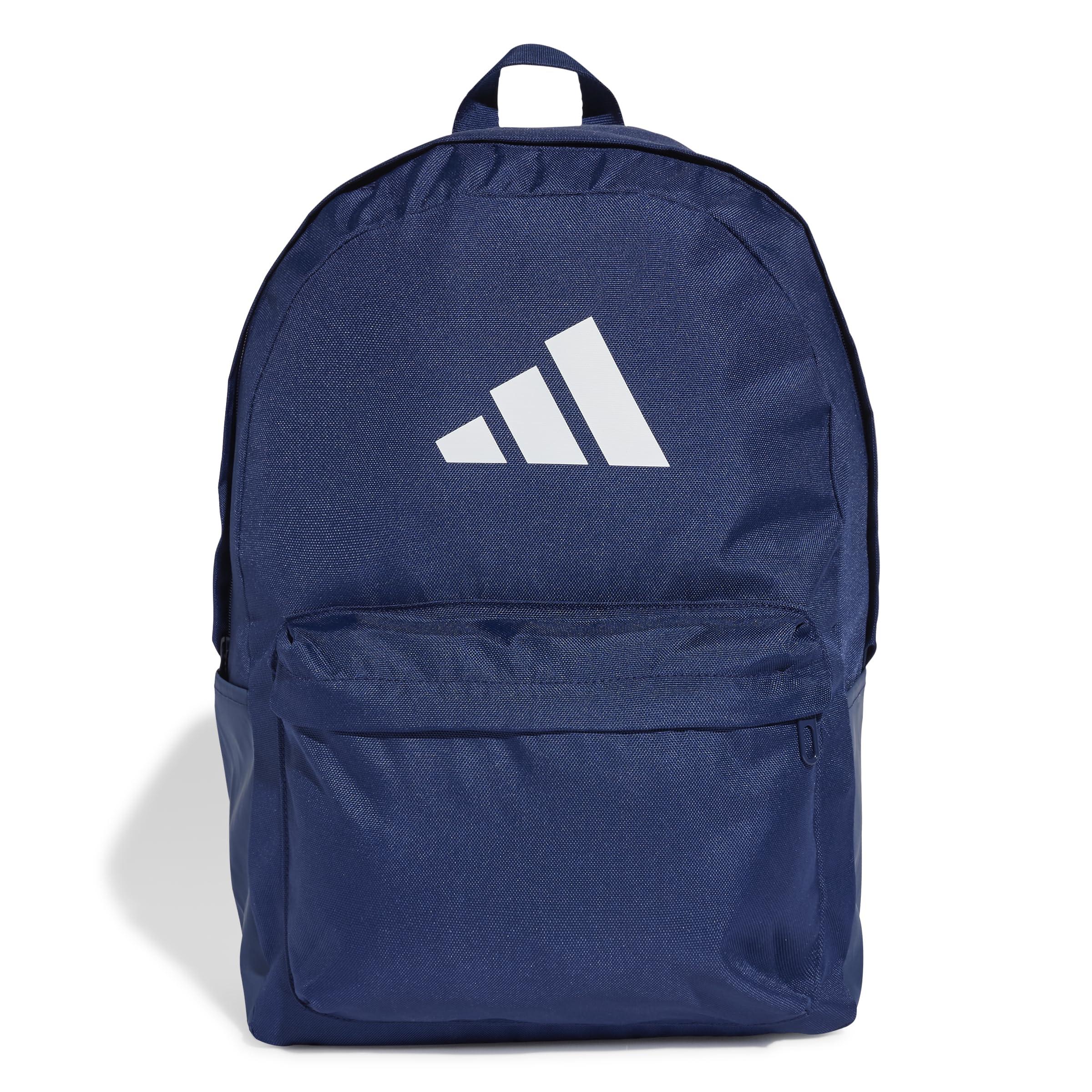 [Adidas] Classic 3-Stripe Logo Backpack KSI74 Dark Blue/White (IS7049) One Size