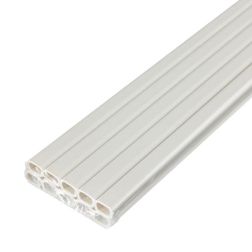 16mm x 1.0m Tape-Attached Mold (Plastic / Milky / 10 pieces)