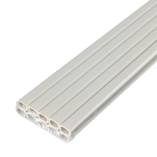 16mm x 1.0m Tape-Attached Mold (Plastic/White/10 pieces)