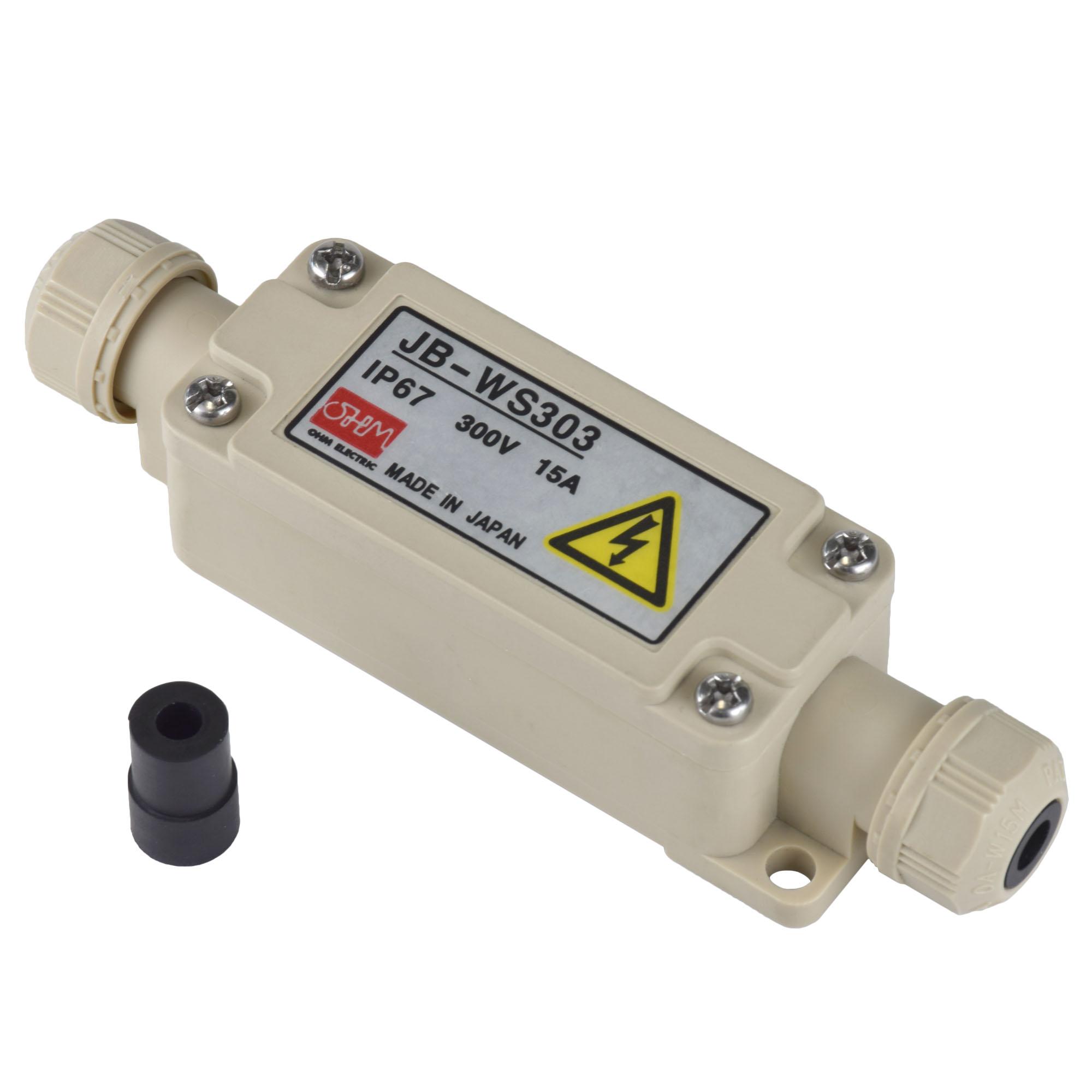 3-pole (300V/15A) Terminal Block Relay Box (Beige)