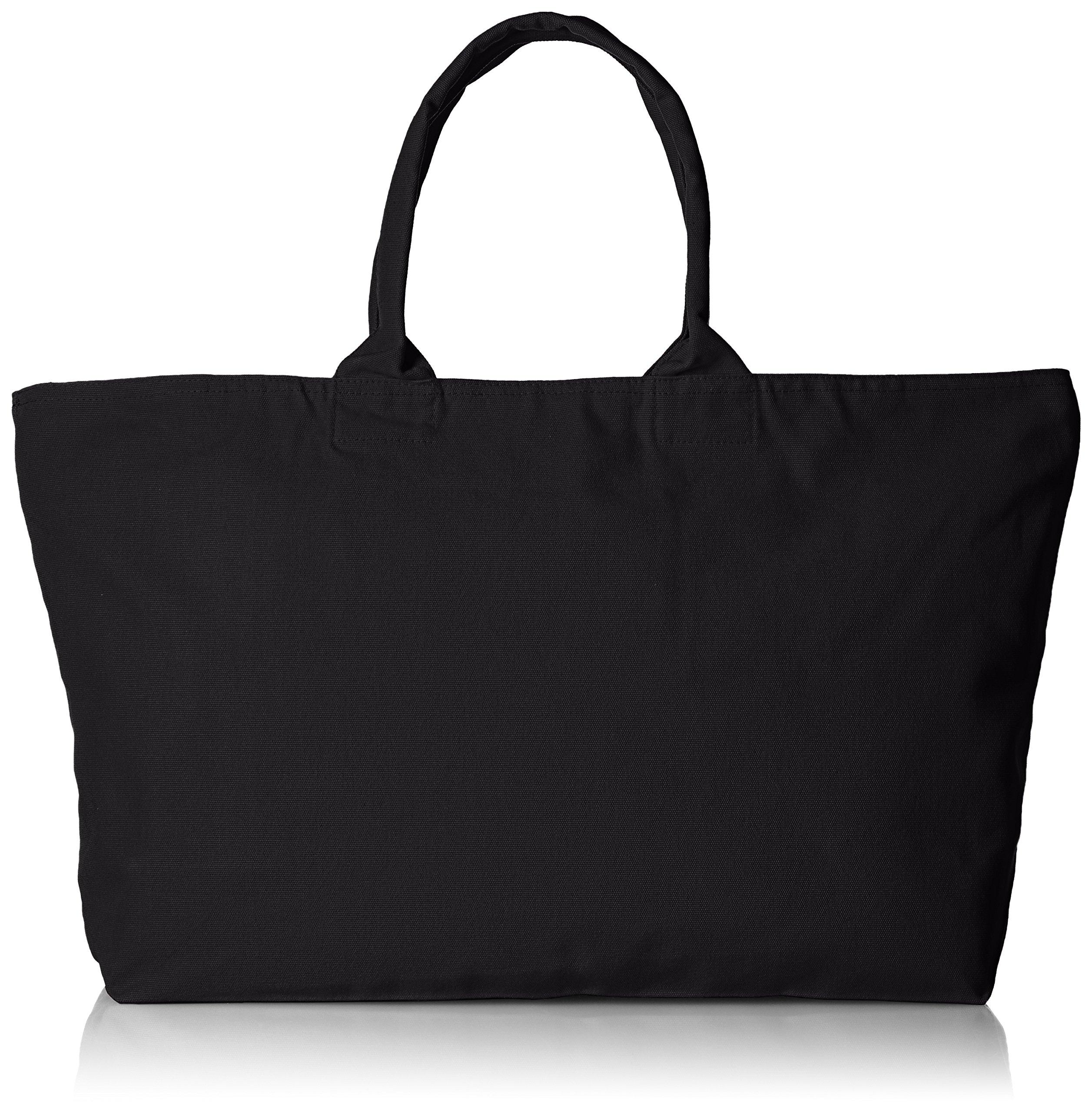 [United Athle] (United Athle) 14.3 oz Canvas Zip Tote Bag 151501 Black