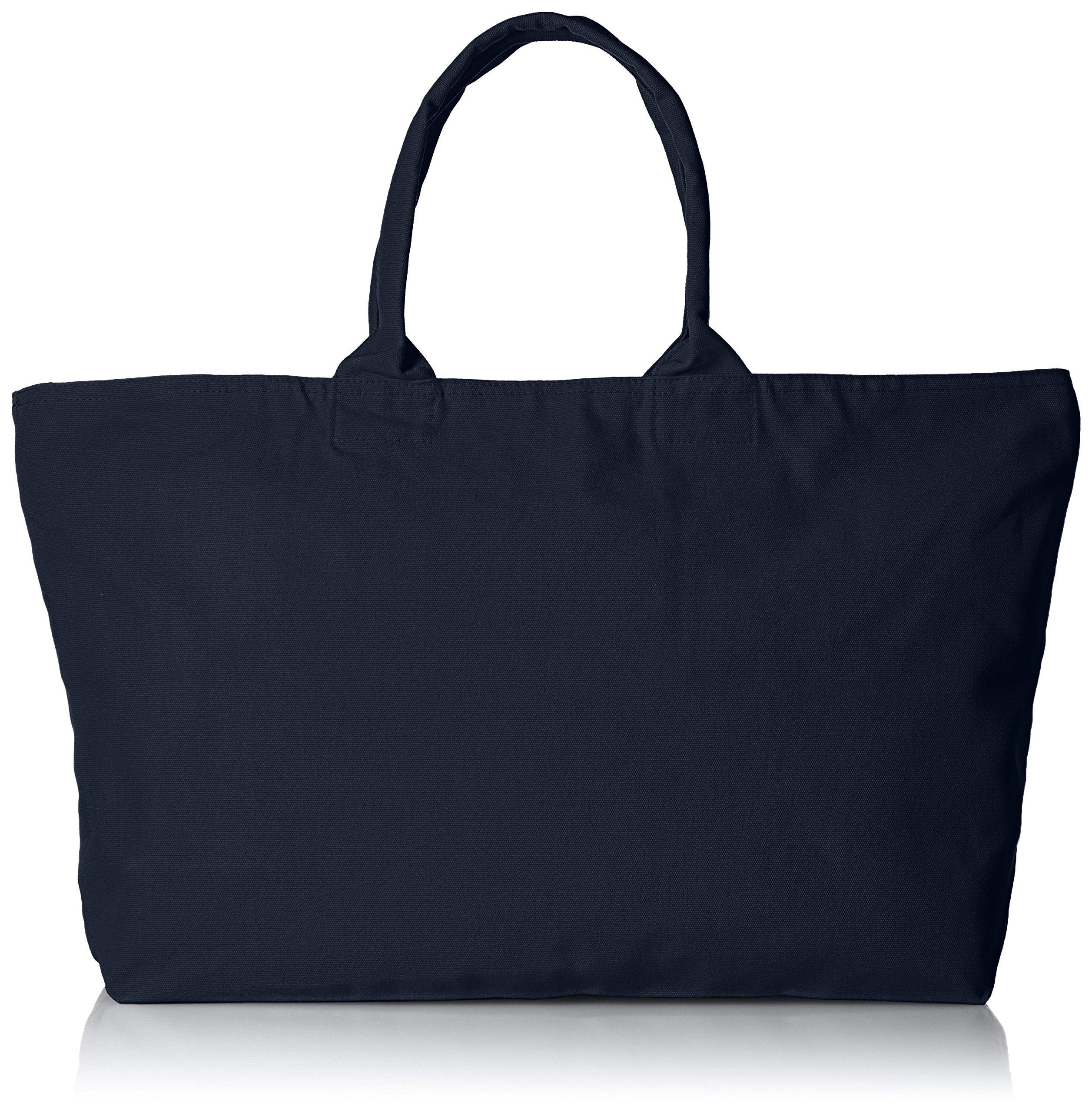 [United Athle] (United Athle) 14.3 oz Canvas Zip Tote Bag 151501 Navy