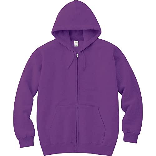 [Printstar] Sweat Pullover Hoodie Men's 8.4 oz. Brushed Fleece Lightweight Pullover [Full Zip] 00217-MLZ Violet WM (Equivalent to Japanese Women's Size M)