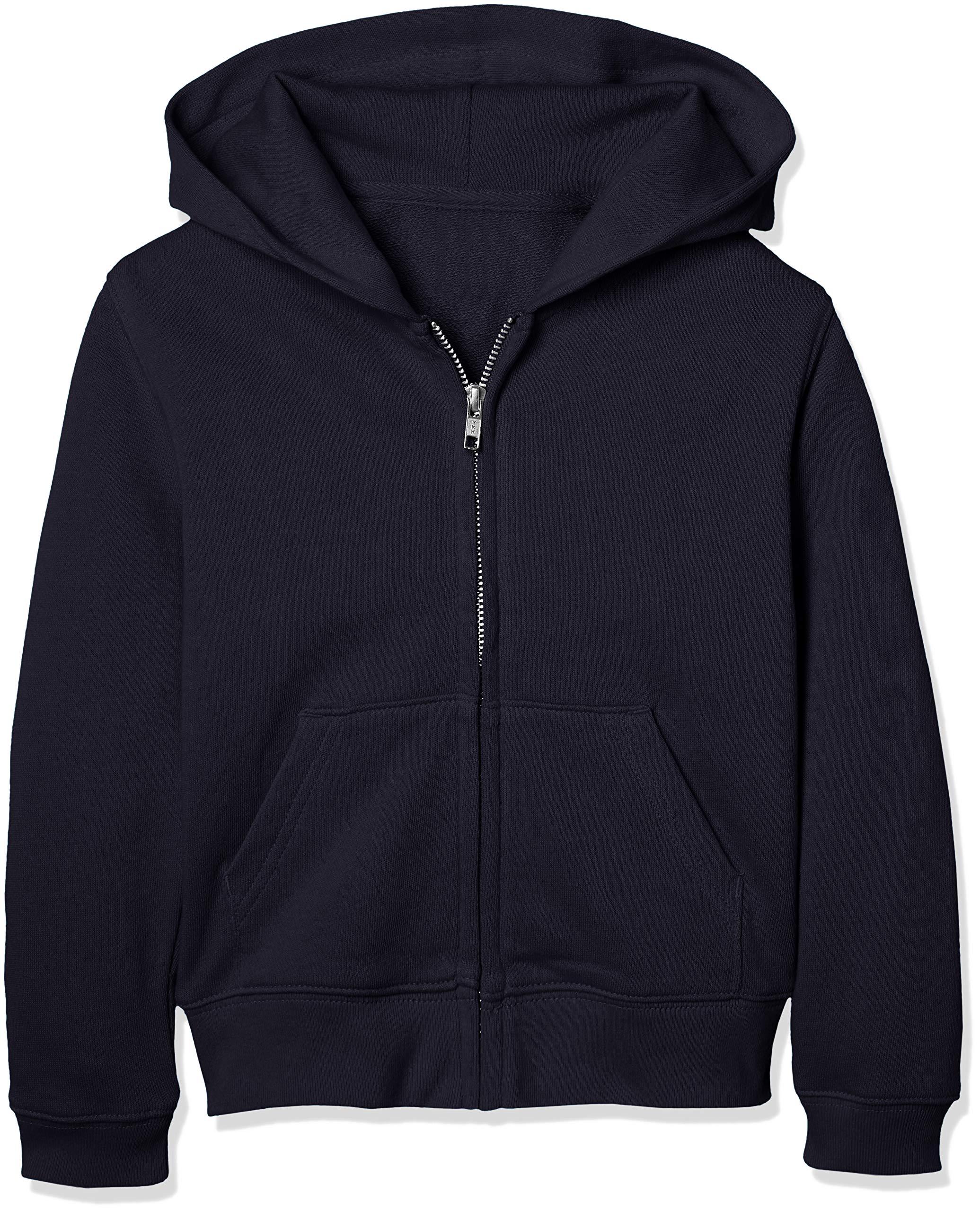[Printstar] Sweat Hoodie Kids 8.4 oz Brushed Fleece Lightweight Hoodie [Full Zip] 00217-MLZ_K Deep Navy 120cm (Equivalent to Japanese Size 120)