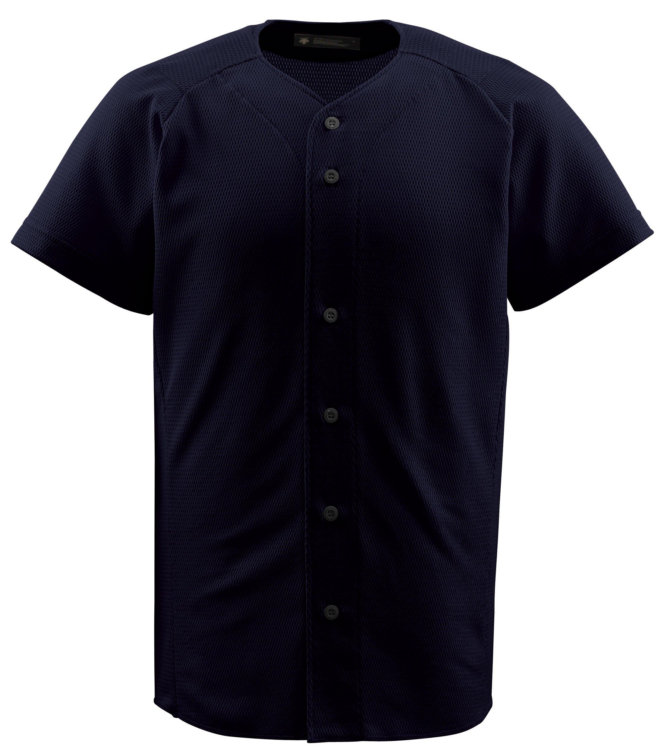 Descente Full Open Shirt BLK JDB-1010 130
