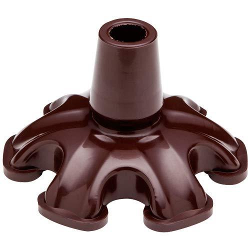 K. Hospia Walking Stick Tip Rubber Tatchan Large 18mm Brown