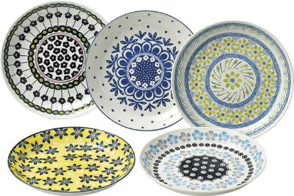 Awasa Pottery Field Cake Plate Set 7-1802 White 7.5×23.5×23cm