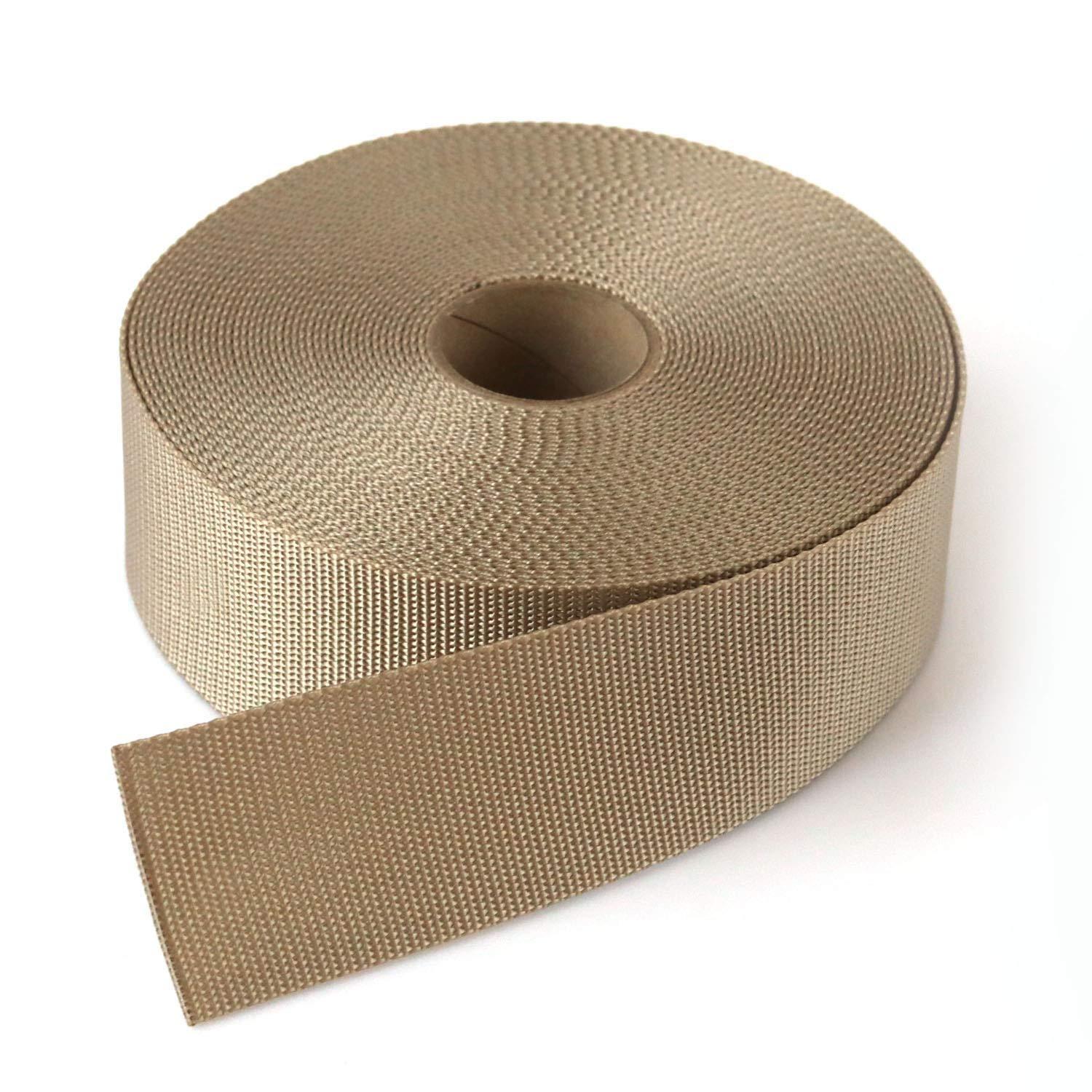 Nippon Chuko AMIE BAND Nylon 38mm wide × 10m Sand Beige AMT38-101 Craft Supplies Tape AMIE BAND