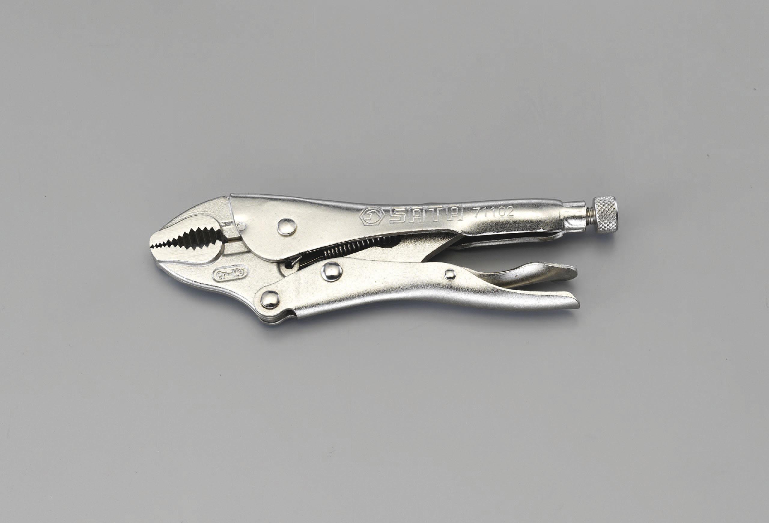 250mm Locking Pliers (Curved Jaws)