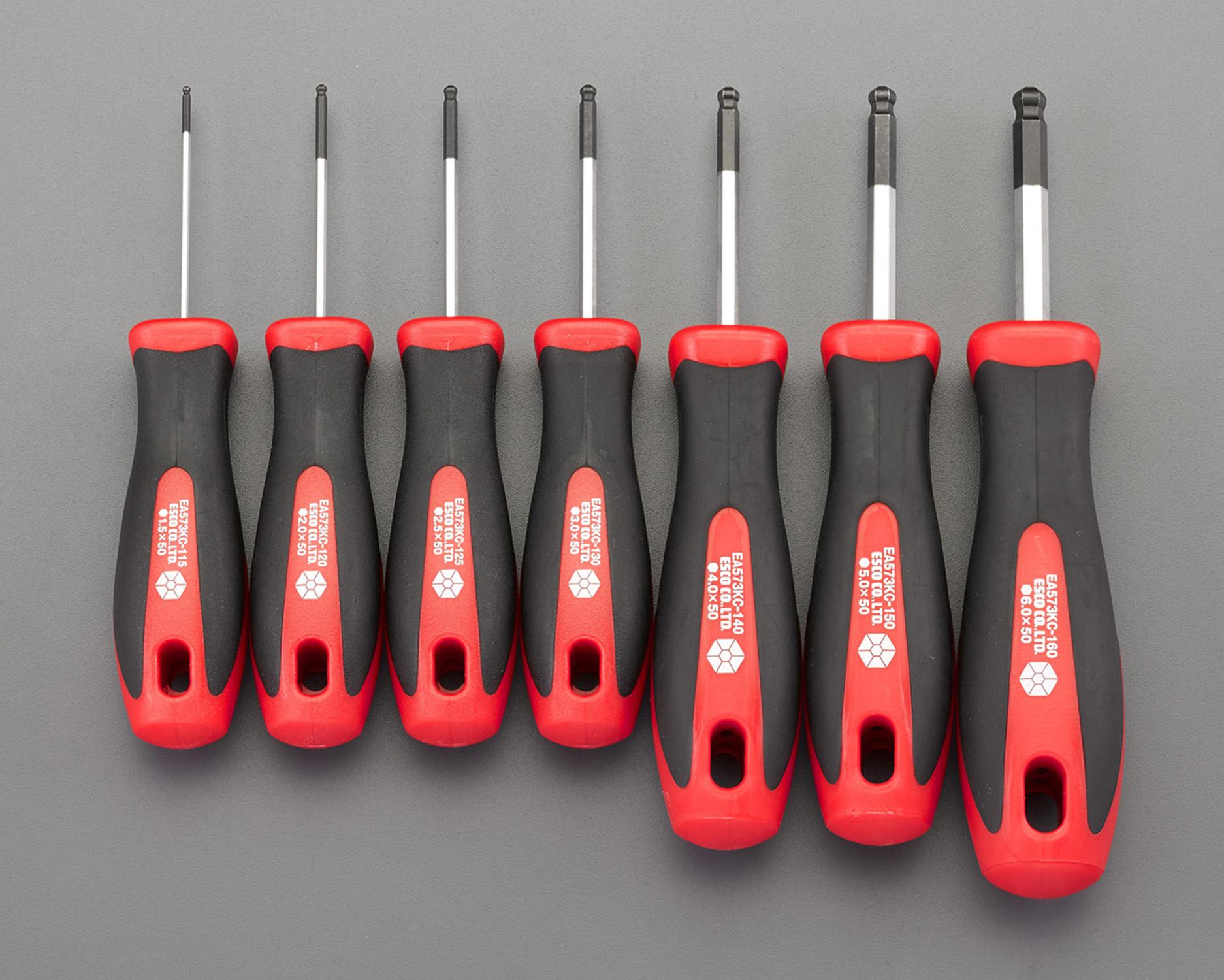 1.5–6.0 mm / 7-piece set [BallHexagon] driver