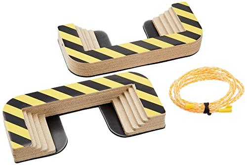 ESCO 150mm Cart Stopper (Yellow/Black, 2-Pack) EA979CB-4