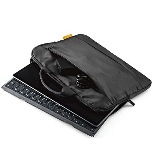 ELECOM Surface Pro X/8/9/10/11 Case PC Case Lightweight with Pocket and Handle Inner Bag Black TB-MSP8IBHBK