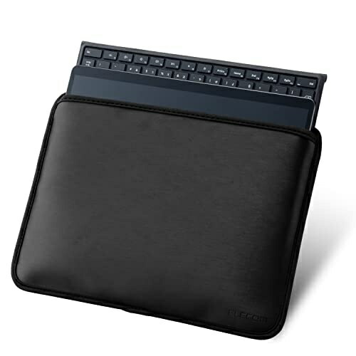 ELECOM Surface Pro X/8/9/10/11 Case PC Case Semi-Hard Pouch Sleeve Shock-Resistant with Pen Holder Black TB-MSP8SHPBK