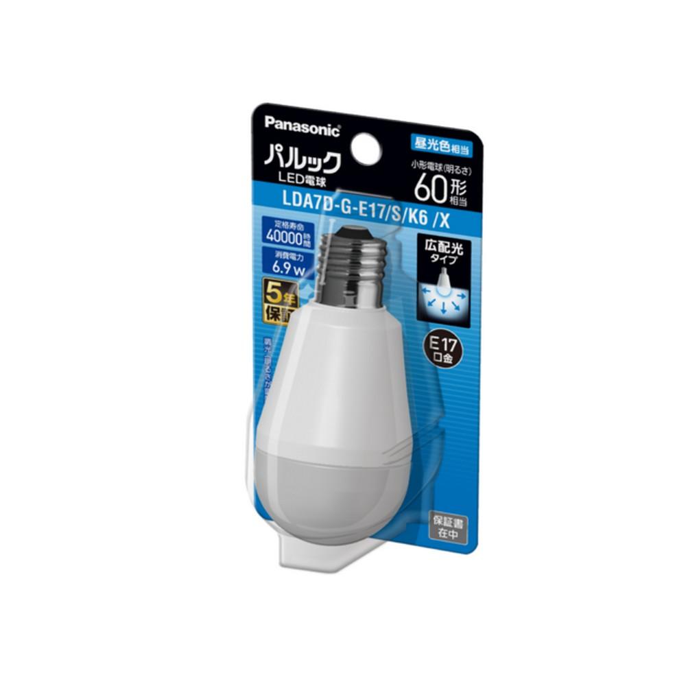 Panasonic PARLUX LED Bulb Compact Bulb Type E17 60W Equivalent Daylight Color LDA7DGE17SK6X