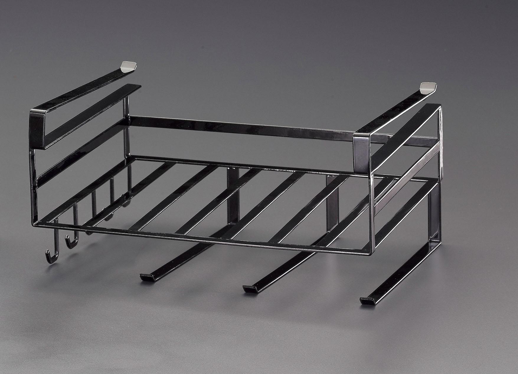 305x260x160mm Hanging Shelf (Steel / Black)