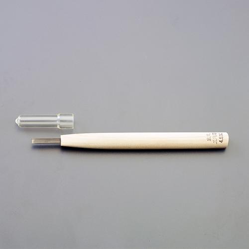 ESCO 4.5mm Engraving Blade Yasuki Steel/Rounded-Bottom Triangular Type EA588MX-4.5