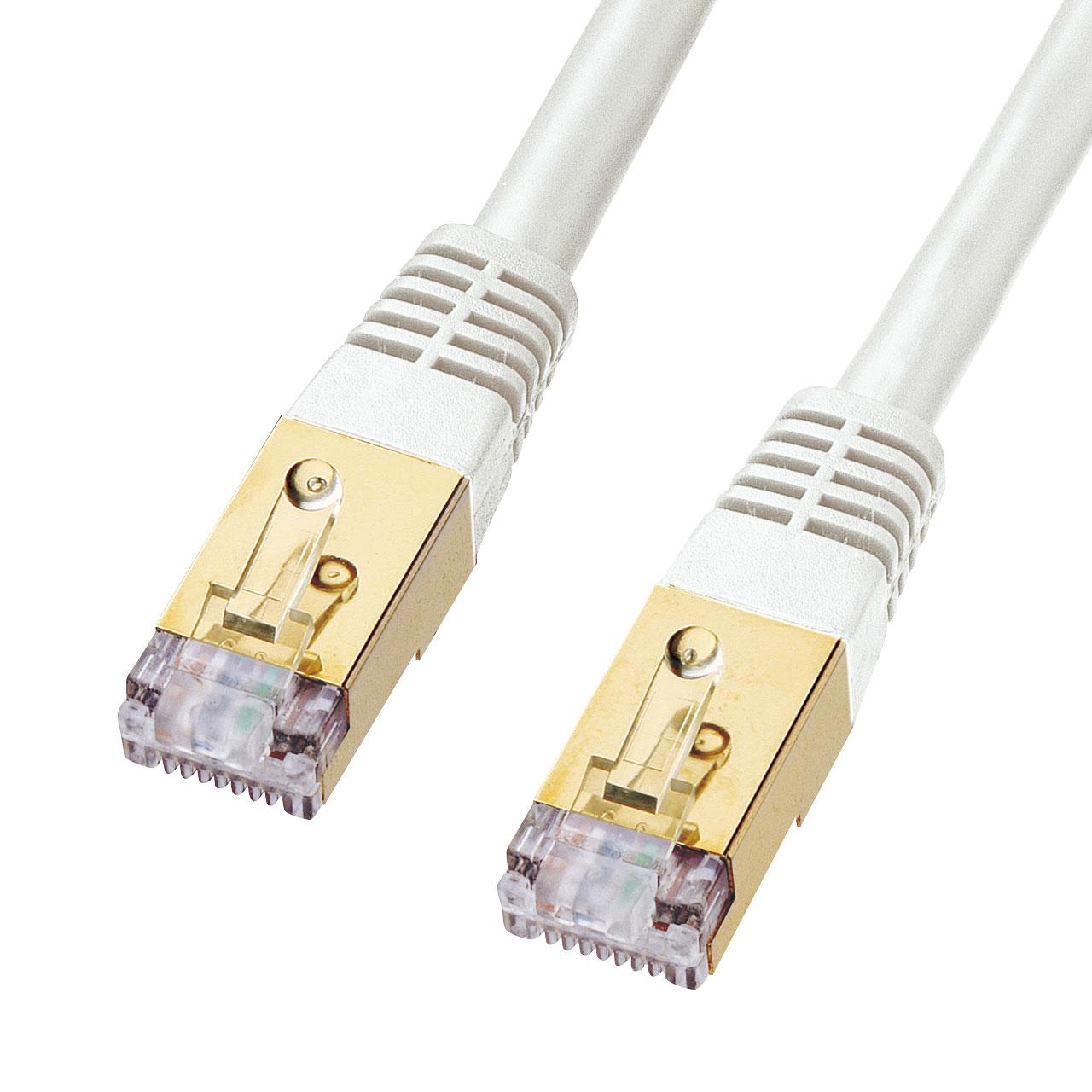 0.4m LAN Cable (CAT7 / SCTP Type / White)