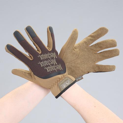 [L] Mechanics Gloves (Synthetic Leather / Brown)