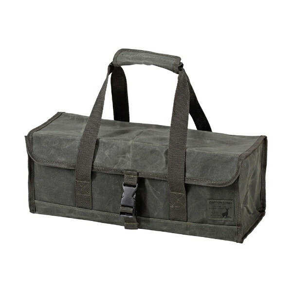 CAPTAIN STAG Outdoor Bag Toolbox Tool Bag Storage Cotton Canvas M Size Olive UL-2043